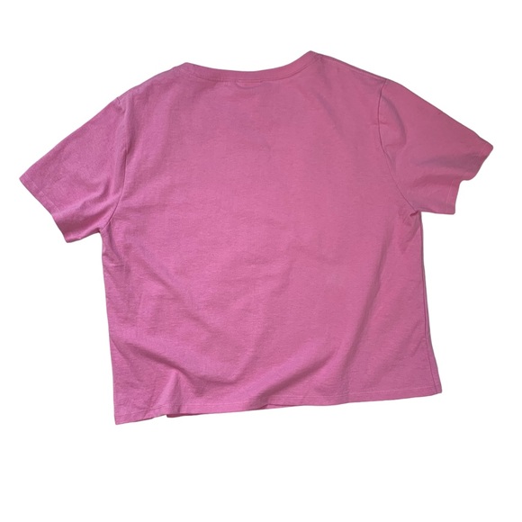 Simply Southern Smiley Face Crop Top Shirt - Picture 5 of 6